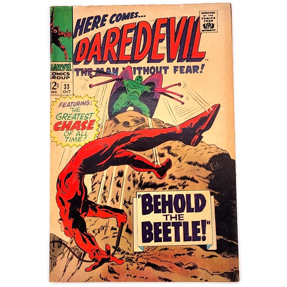DAREDEVIL #33 (1967) / VF- / THE BEETLE MARVEL SILVER AGE COMIC